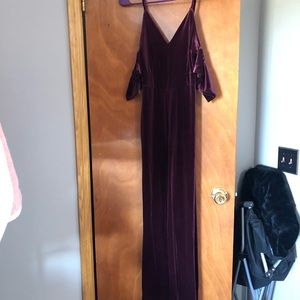Brand new FashionNova velour jumpsuit